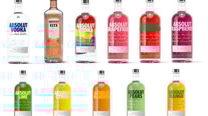 Absolut flavors portfolio