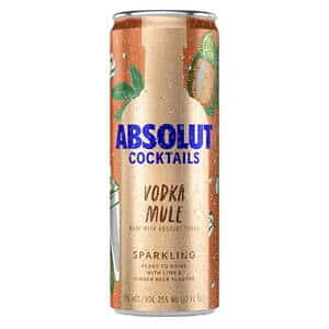 Vodka mule cocktails can