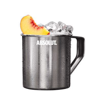 absolut peach mule
