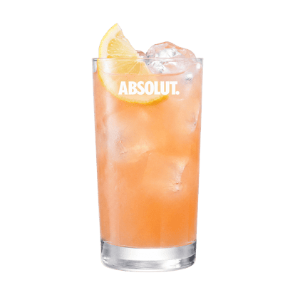 absolut peach iced tea