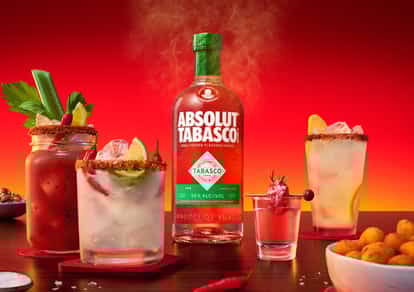 Absolut Tabasco and cocktails