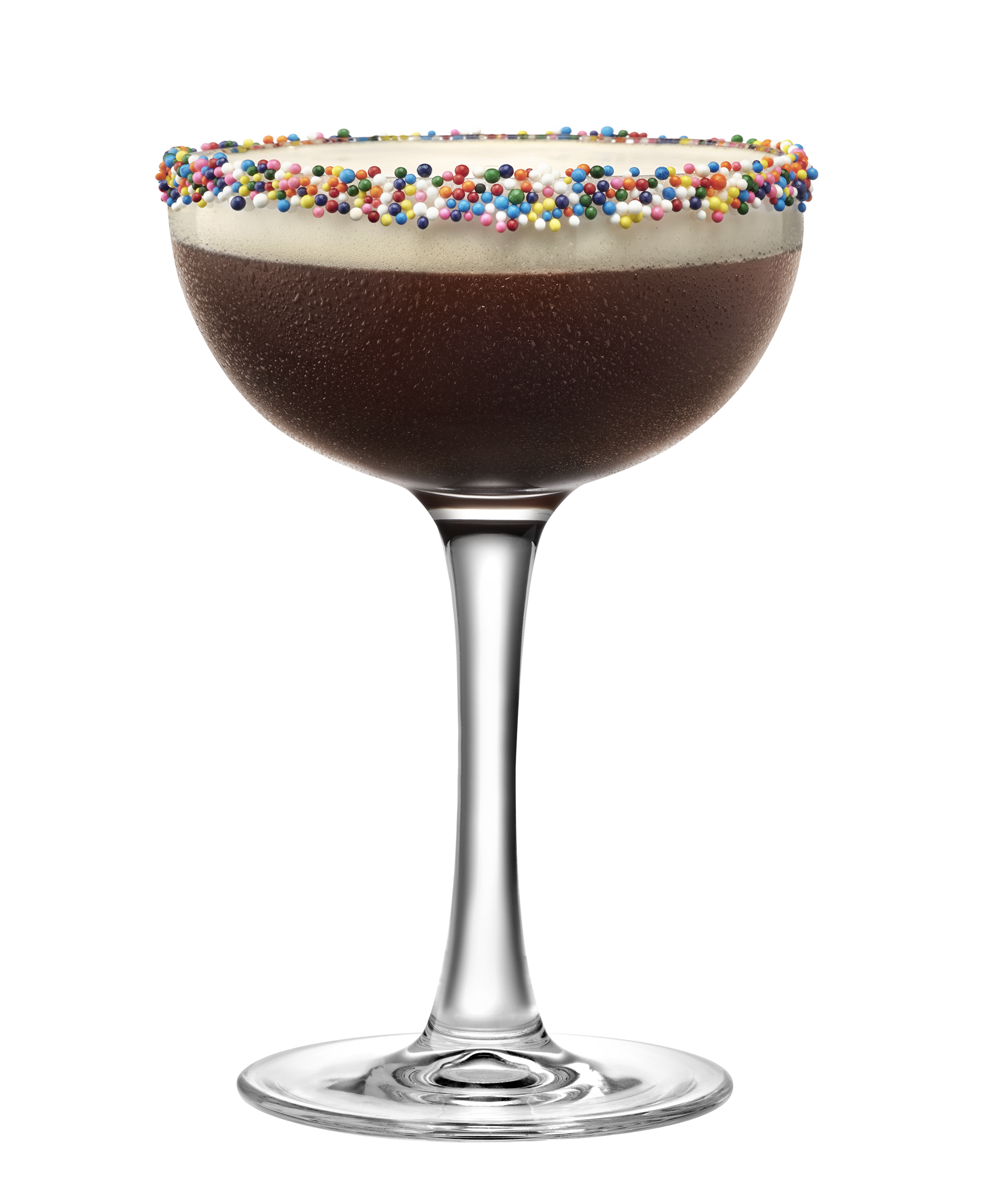 SUGAR COOKIE ESPRESSO MARTINI against white background