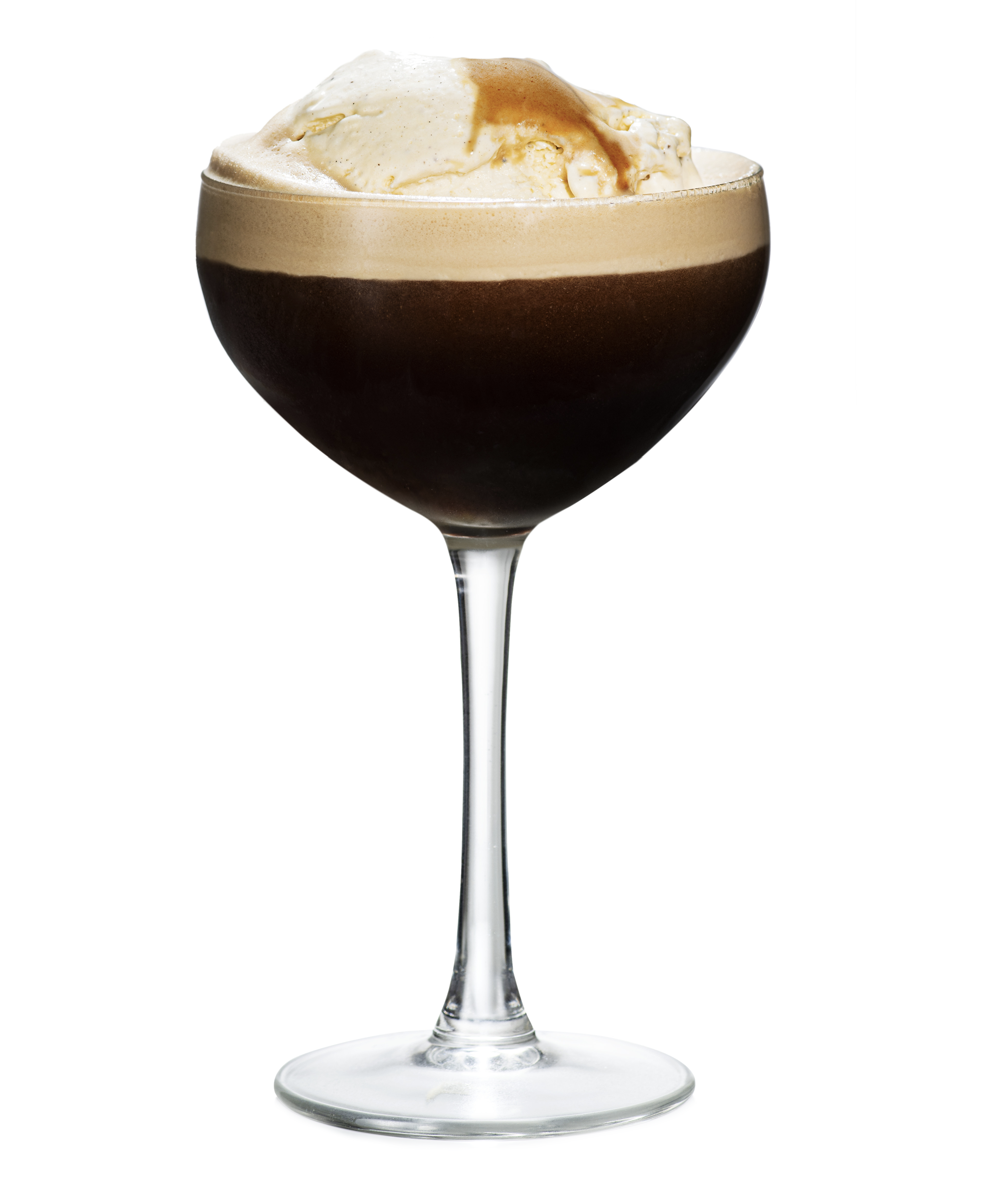 ESPRESSO MARTINI AFFOGATO against white background