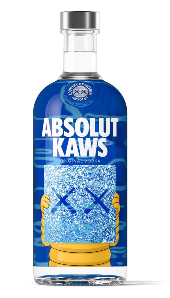 ABSOLUT KAWS 750ml bottle