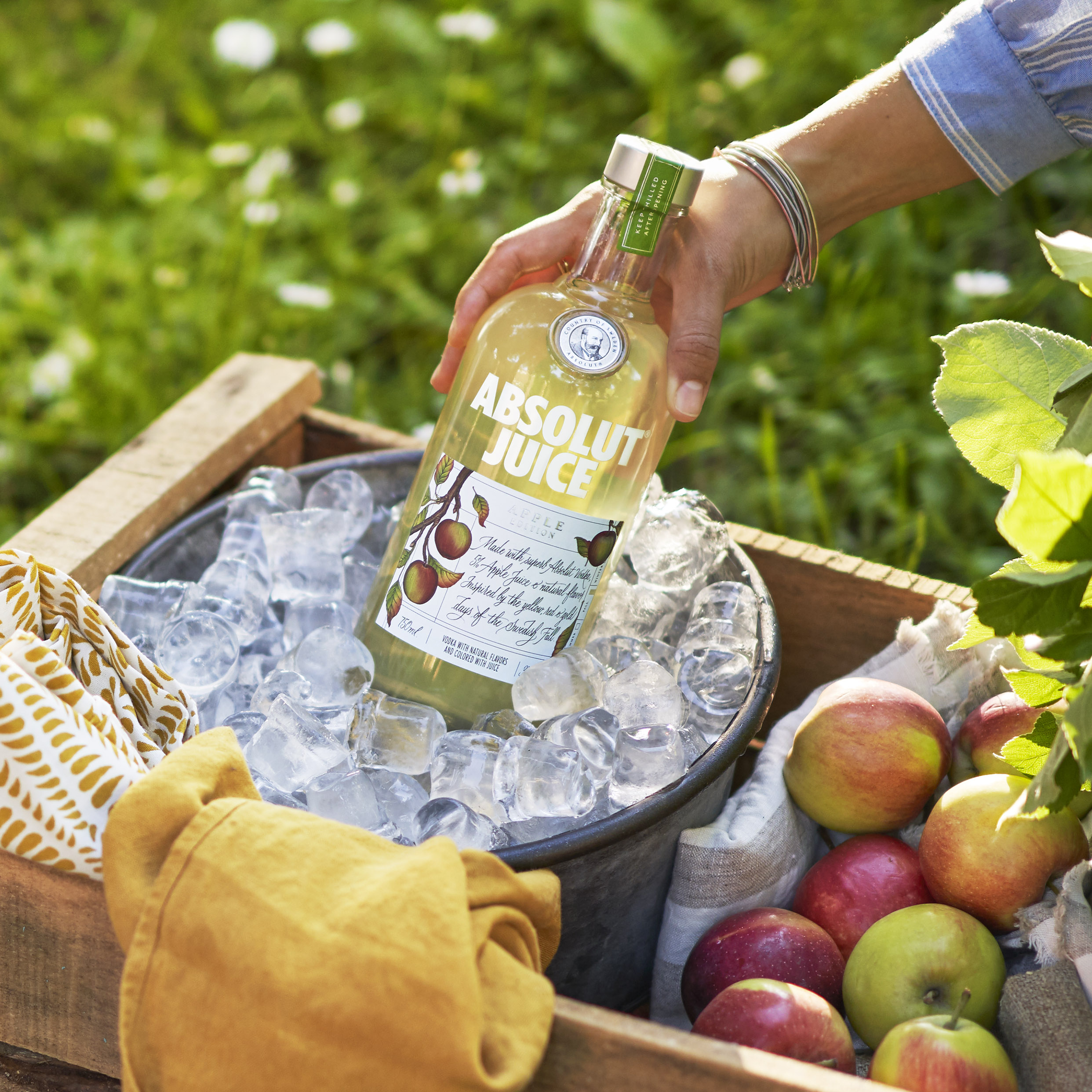 Apple Vodka Absolut Juice Apple