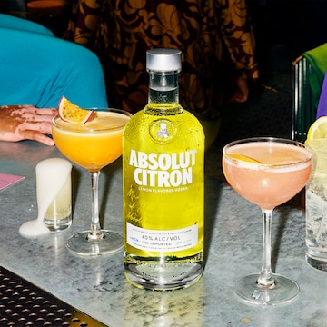 Absolut Citron with Cocktails
