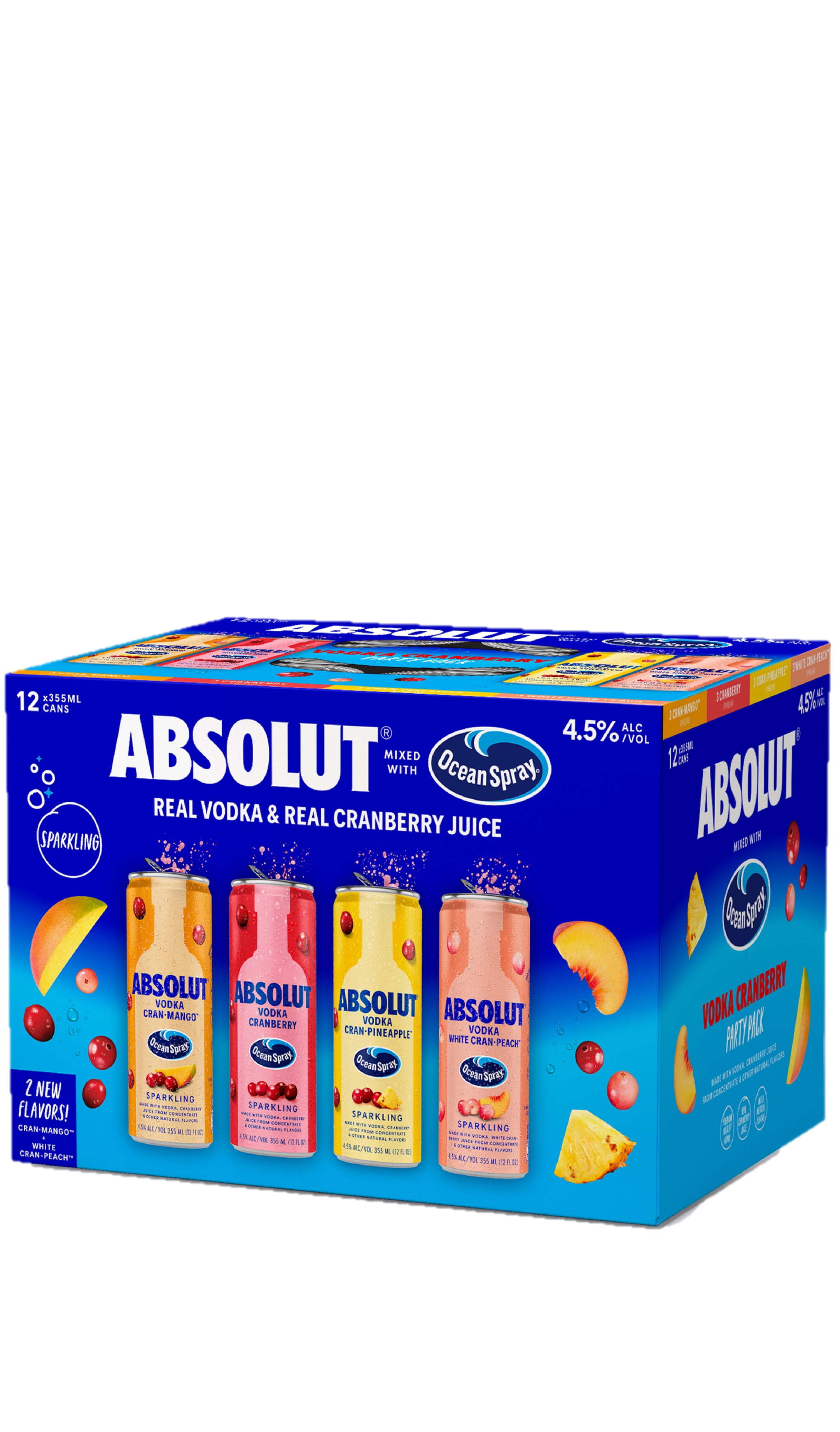 Absolut Ocean Spray Variety 12 Pack - Absolut Vodka